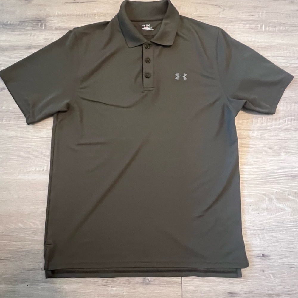 Under Armour Men's Polo Shirt - Dark Olive